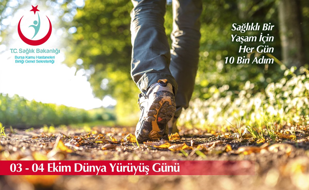 Obeziteye karşı önleminizi alın, düzenli fiziksel aktivite yapmayı ihmal etmeyin. #HerGün10BinAdım