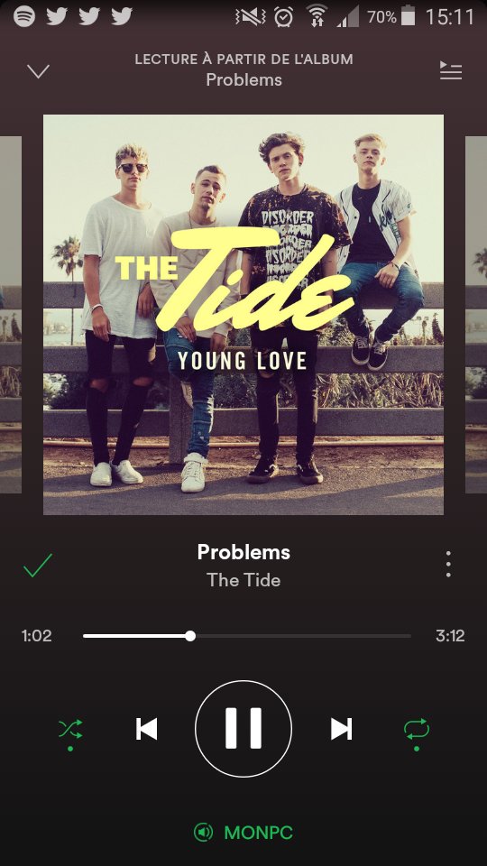 tetedanslefionn's tweet photo. @TheTide On repeat since it came out πβ€π #TideProblems https://t.co/x7BeDRnIlc