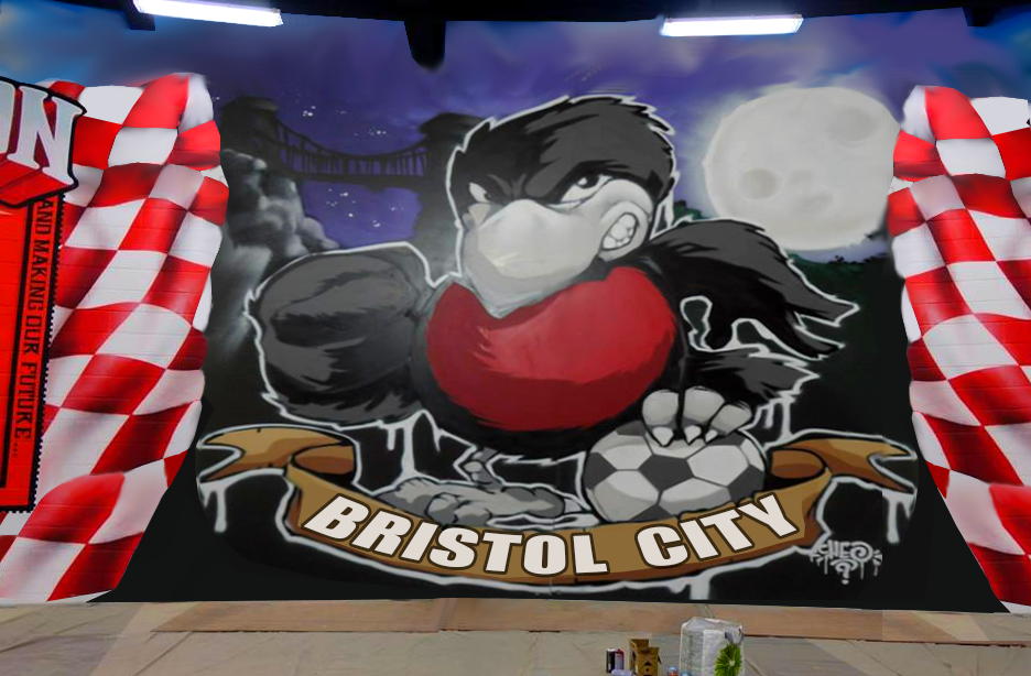 BCFCsouthstand's tweet image. Would have liked to have seen something like this for a mural to be honest #BristolCity @Section82BCFC