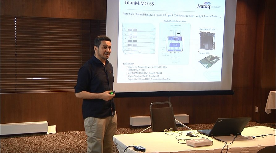 nutaq_tech's tweet photo. Last day of our Symposium: Step-by-step workshops &amp; @TheMathWorks SDR Rapid Prototyping tools presentation with Darel Linebarger. https://t.co/5zZh4FPopF
