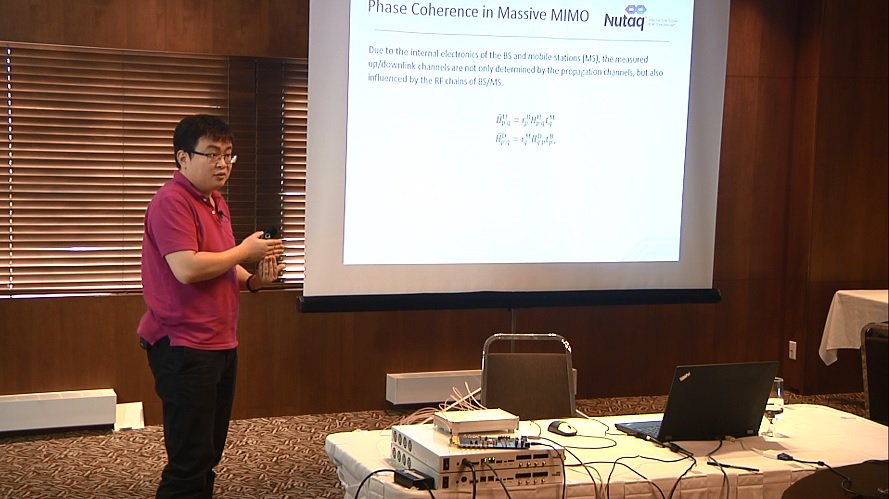 nutaq_tech's tweet photo. Last day of our Symposium: Step-by-step workshops &amp; @TheMathWorks SDR Rapid Prototyping tools presentation with Darel Linebarger. https://t.co/5zZh4FPopF