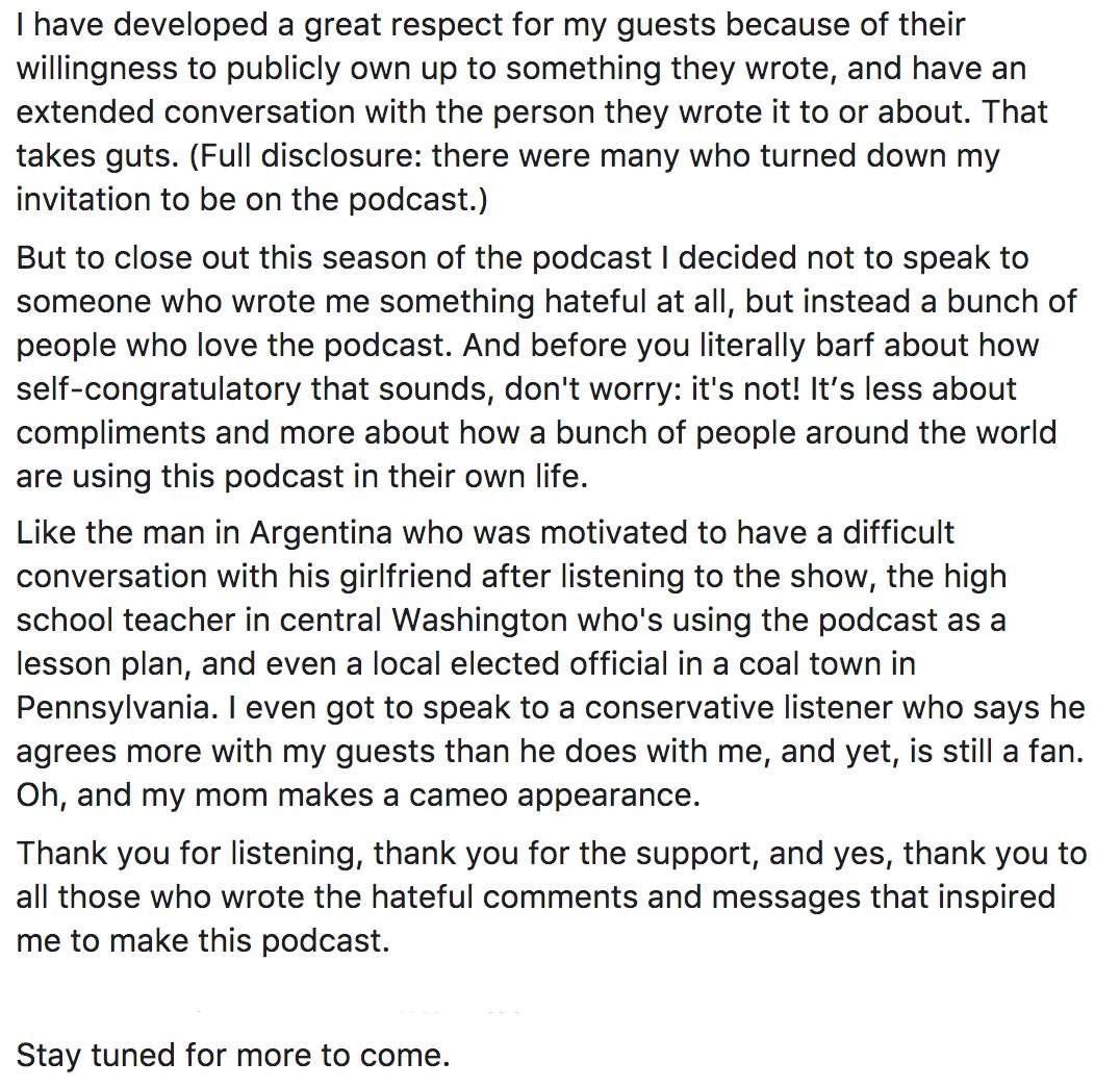 dylanmarron's tweet image. This season of 'Conversations with People Who Hate Me' is over. Thanks for listening &amp;amp; stay tuned.
Season Finale: goo.gl/SGkcv1