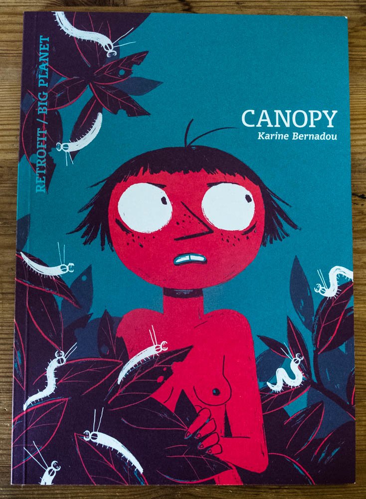 tedikuma's tweet photo. @SPXcomics #SPXPile 15: Canopy by Karine Bernadou - I see why this was nominated for an Ignatz. It's fantastic.
@retrofitcomics #SPX2017 #comics https://t.co/FOM74GVdZS