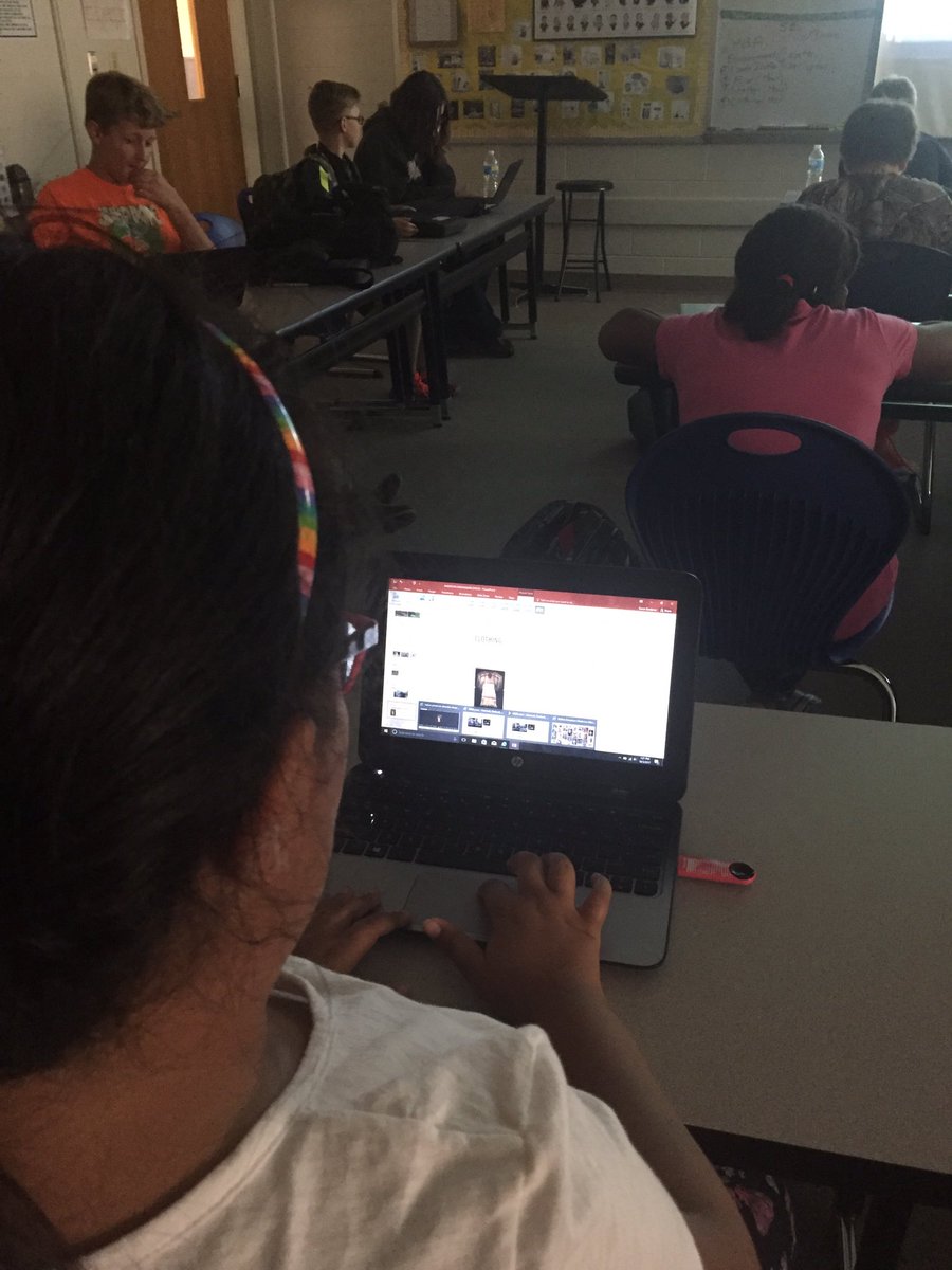 HumphreysKristy's tweet photo. 5th grade creating Indian tribes and listing all resources they need to survive. #bathschoolrocks #ves_panthers #technology https://t.co/nmIHP9Lmtl