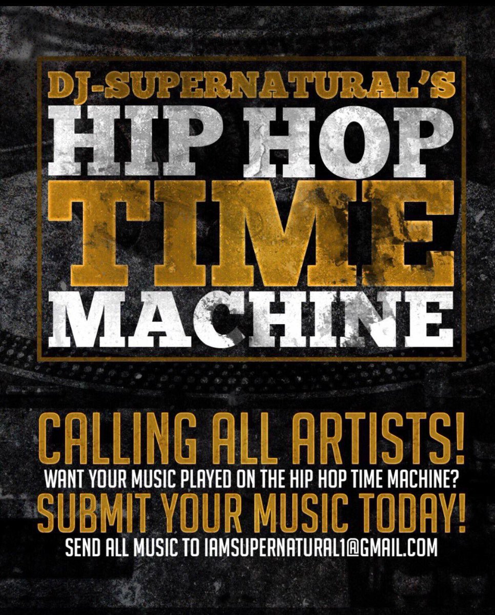 DJSUPERNATURAL's tweet photo. #rappers #singers hit us up to be on the next #Hiphoptimemachine or #Ballersandshotcallers #mixtapes send #music & get info ASAP! https://t.co/bATX8VExeP