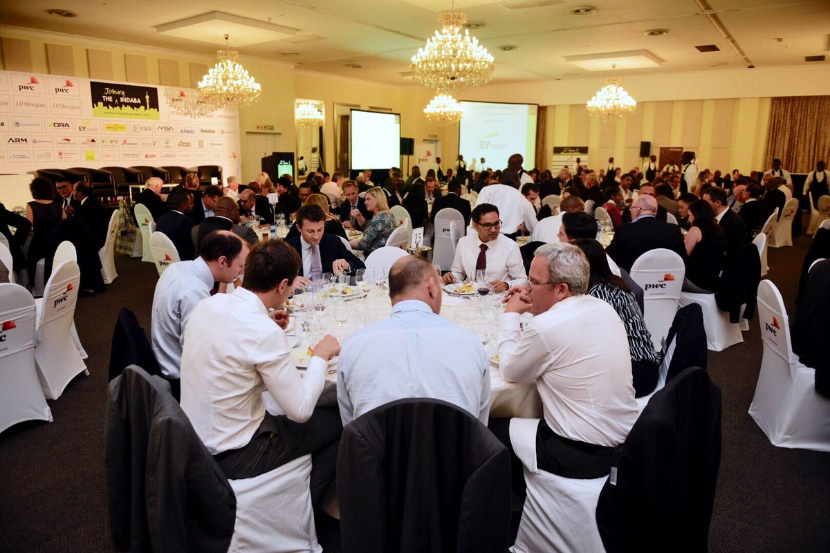 WvdMPhotography's tweet photo. Dinner is served at @joburgindaba’s Gala Evening! @jpmorgan @pwc_za #eventphotography #dinner #miningtalks #joburgindaba2017 @zbswanepoel https://t.co/QFUZDdmnyg