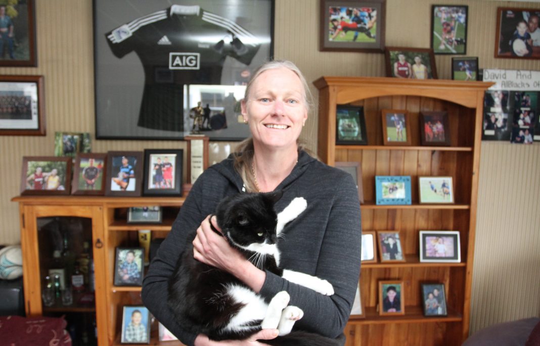 On Sunday morning Jenny Bisley watched her eldest son become an All Blacks player.