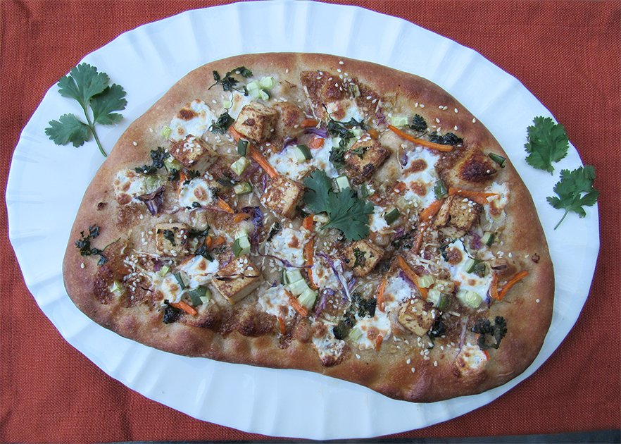 #TofuPizza ft. our #ToastedSesame Dressing! More than a #saladdressing! We are #versatile!