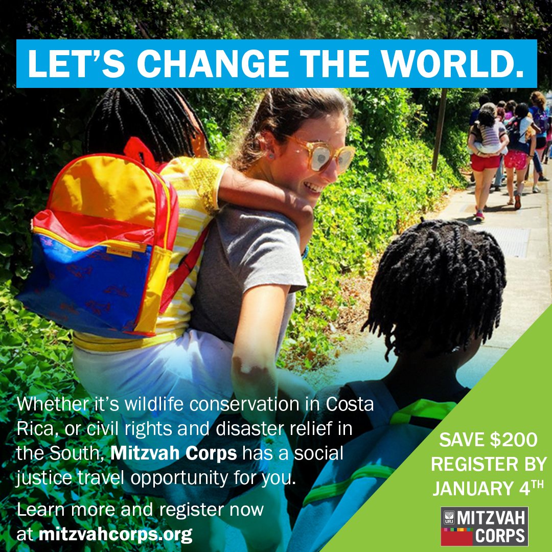 mitzvahcorps's tweet photo. Registration for summer 2018 is OPEN! Join us this summer - regsiter now at https://t.co/j56BTI8fwM: https://t.co/4X3lsOLt4k