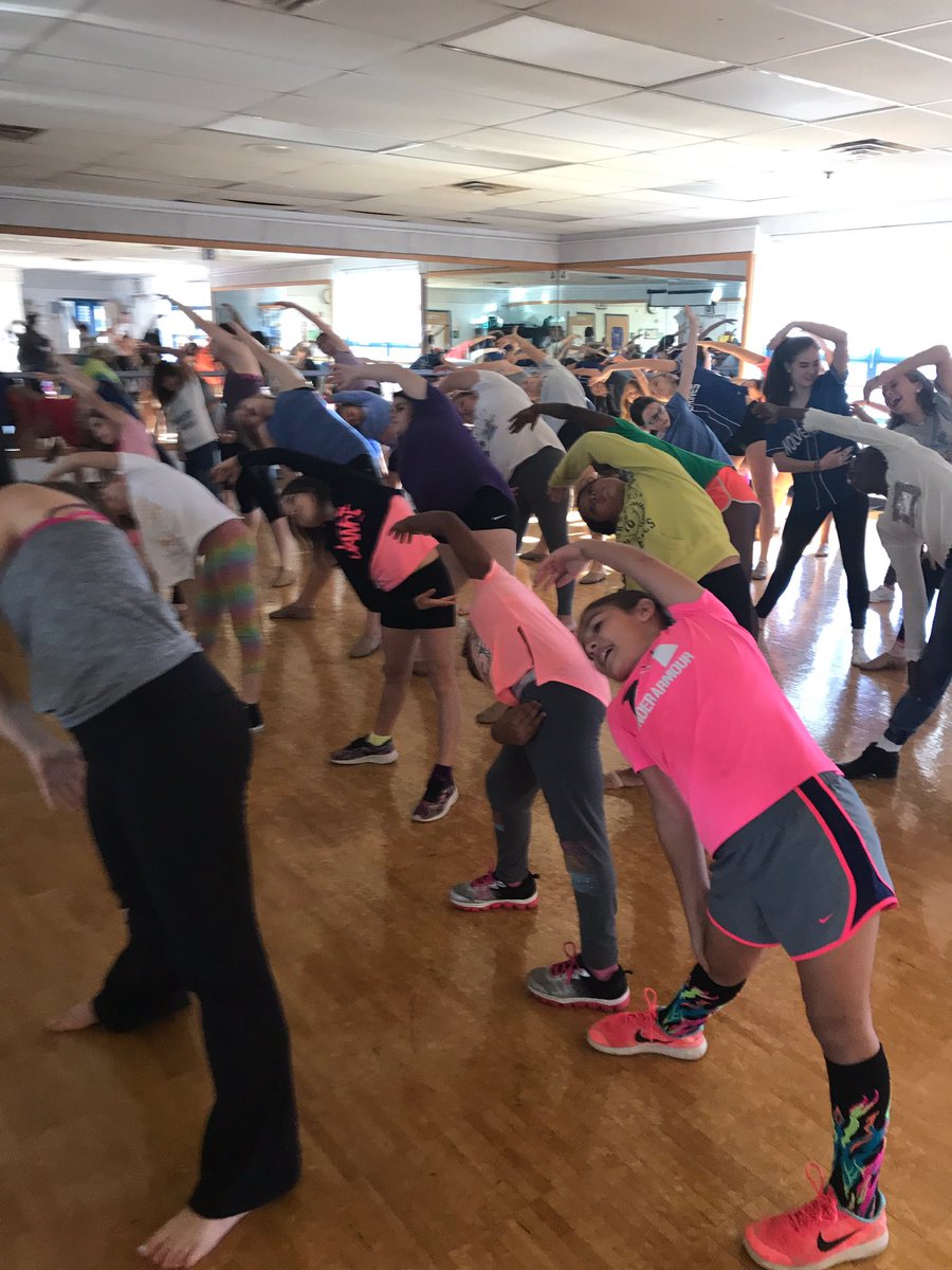 happy to see so many happy faces on our first day of jr. dance team!!! #wpdt 💙💙💙