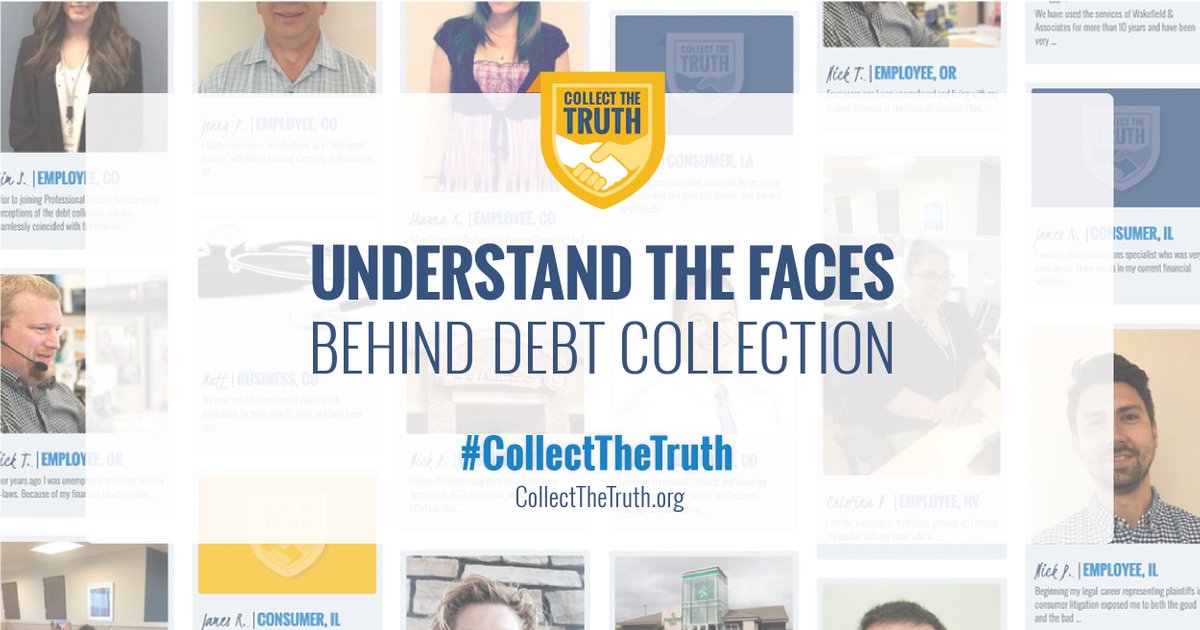CollectTruth's tweet image. The collection industry is proud to employ a large percentage of veterans &amp;amp; military spouses. Learn more truths: bit.ly/2hNuOqb