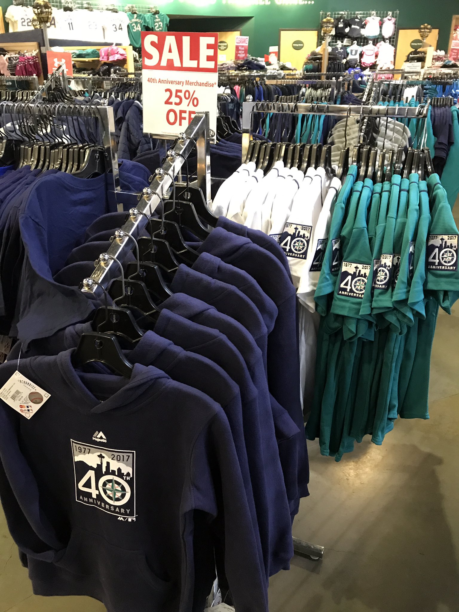 Mariners Team Store on Twitter "25 off select 40th anniversary