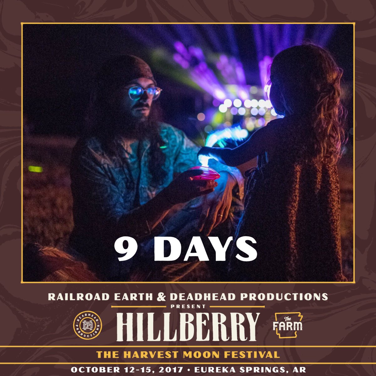 Nine days, just nine short days until we welcome you back to the Farm for #Hillberry2017! Photo Credit: @jamieseed #Ozarks #Bluegrass