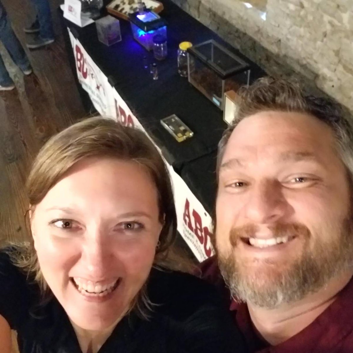 UrbanIPM's tweet photo. Spending our #anniversary talking #bugs at #KLRU #NextNight at #TheClayPit.

#AgriLife #extension #TravisCounty #entomology https://t.co/pEdJOJ7hPr