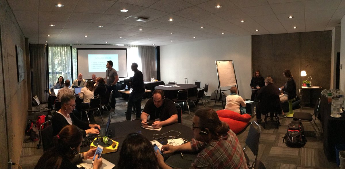 a_spector's tweet image. Great group at #fcc2017 on #flexlearn #stations @kish_gue @tracyrosen - participants even designed diff spaces during our workshop! #recitqc