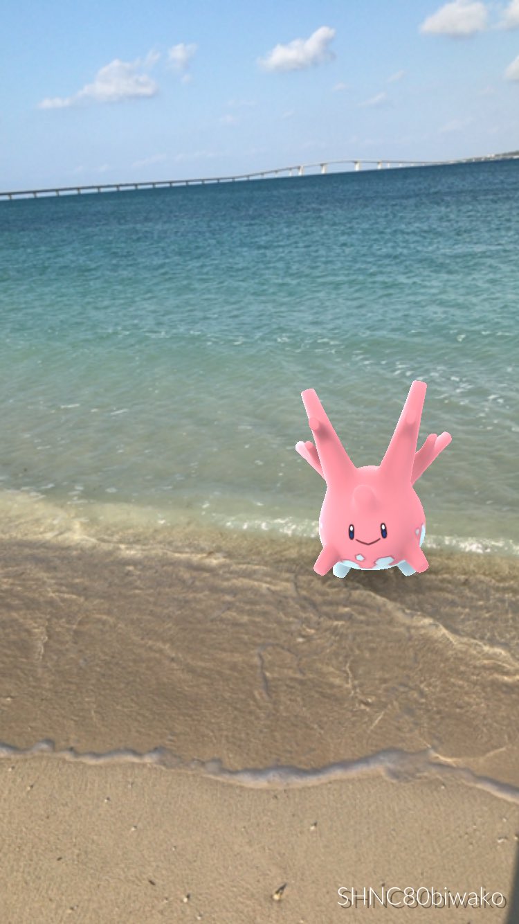 ポケモンgo を沖縄 宮古島でプレイ 地域限定のサニーゴの出現場所は らいふーる