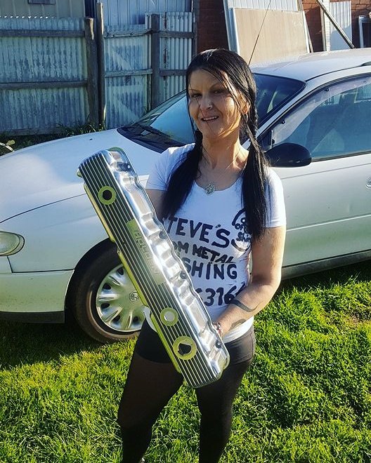 WhiteSusane's tweet photo. With Steve's custom metal polishing https://t.co/Xk3IOpRn8e
