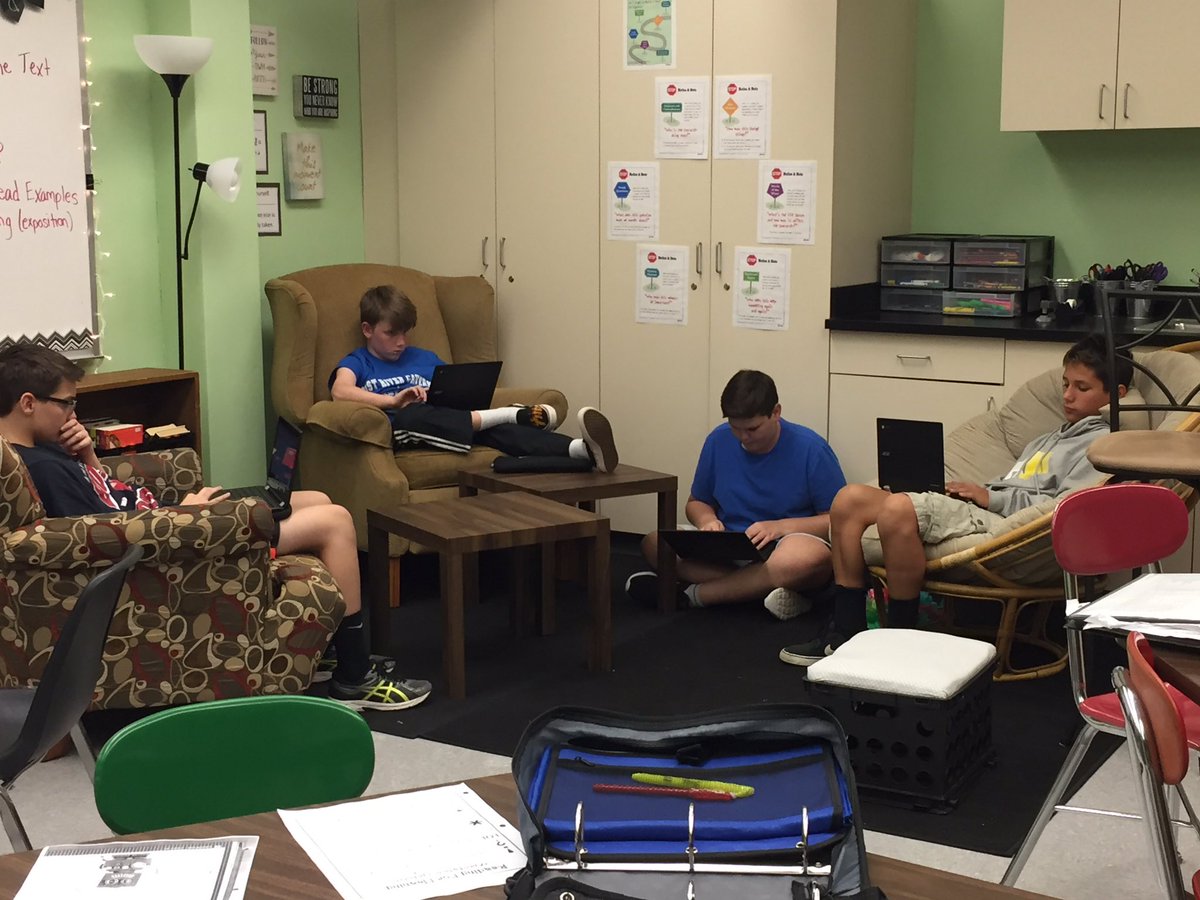Working hard on their science fiction short stories <a href="/SASD_IC/">Indian Crest MS</a>