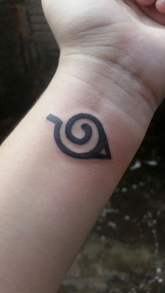 Simbolo do naruto tatuagem