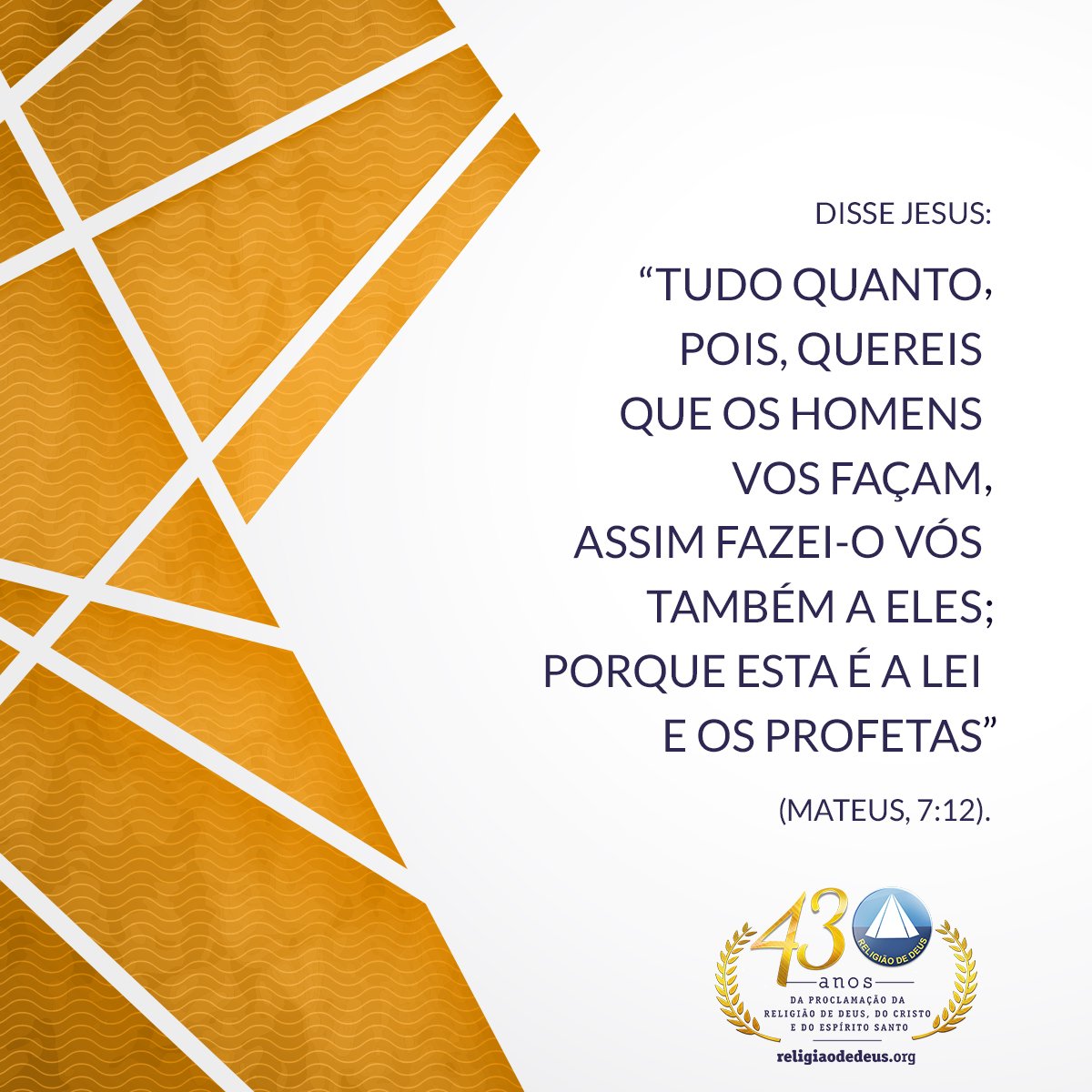 Antes de tomar qualquer decisão, lembre-se deste ensinamento do Cristo de Deus! 😊 #AmorDivino #VersículodoDia #soufeliznaReligiãoDivina