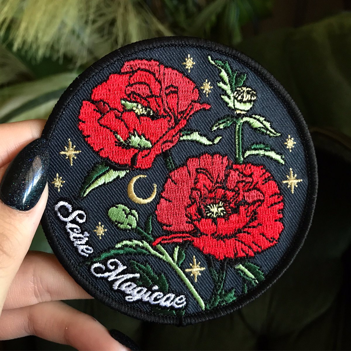 MoonGoddessMkt's tweet photo. 🖤 Scire Magicae / or Knowing our Magic, is learning our Magic, it's a part of our transition into who we are to be. 3" iron on patch https://t.co/1plXlkWfTP