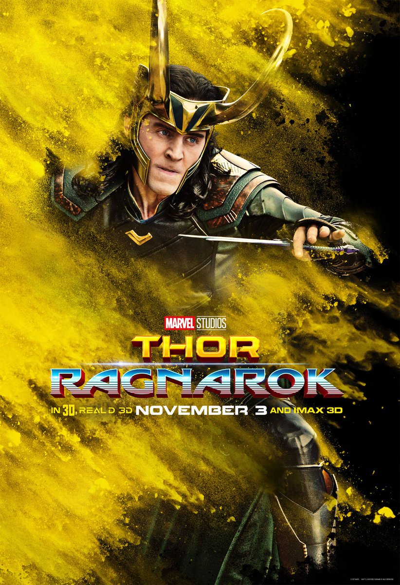 sistertoldjah's tweet photo. One month from now. #ThorRagnarok #LokiPAC #Loki https://t.co/PKkRsBljDy