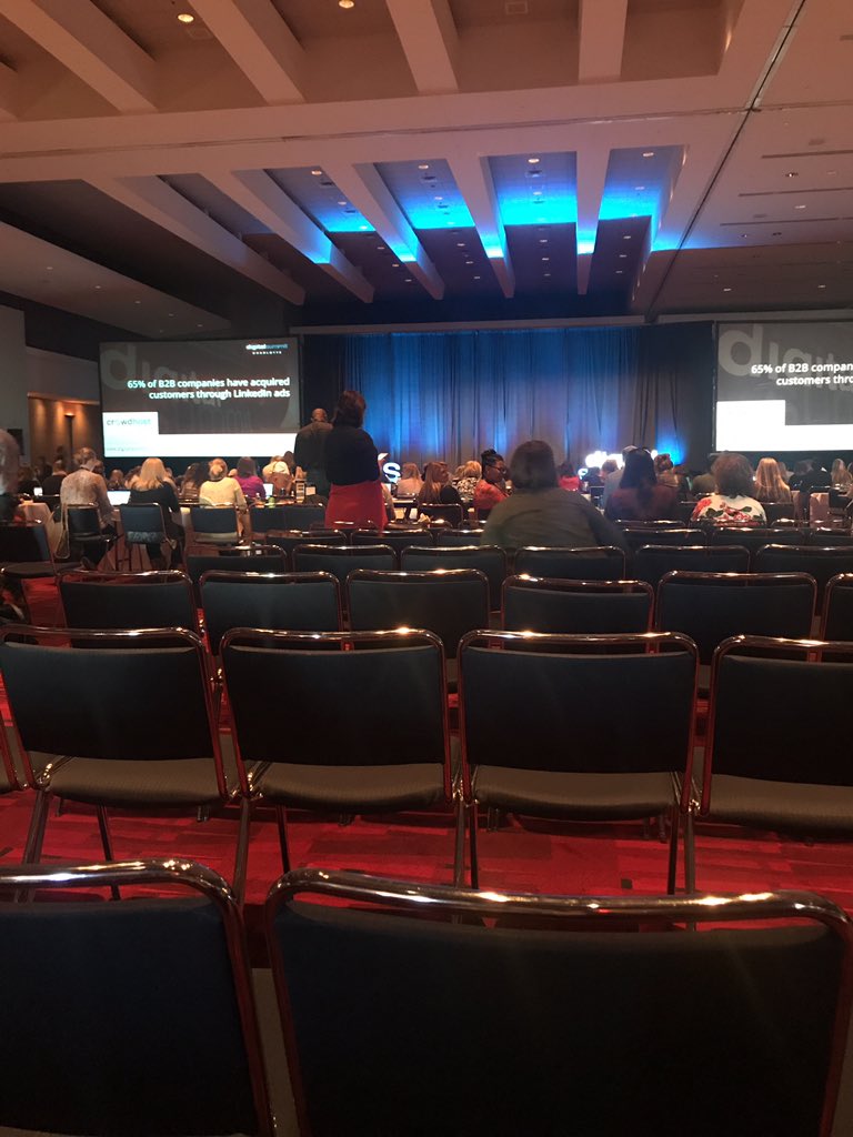 MgRaCeC's tweet photo. Last session before the closing keynote at @DigSumCharlotte - Great event this year! Lots of tips to take back to the office. #DSCLT https://t.co/9avN6WVucn