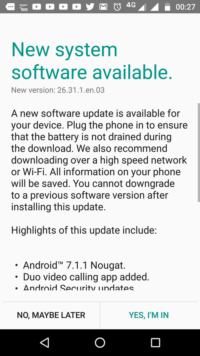 shekhar_2013's tweet image. #MotoXPlay #nougat #androidnugat #India #Motorola