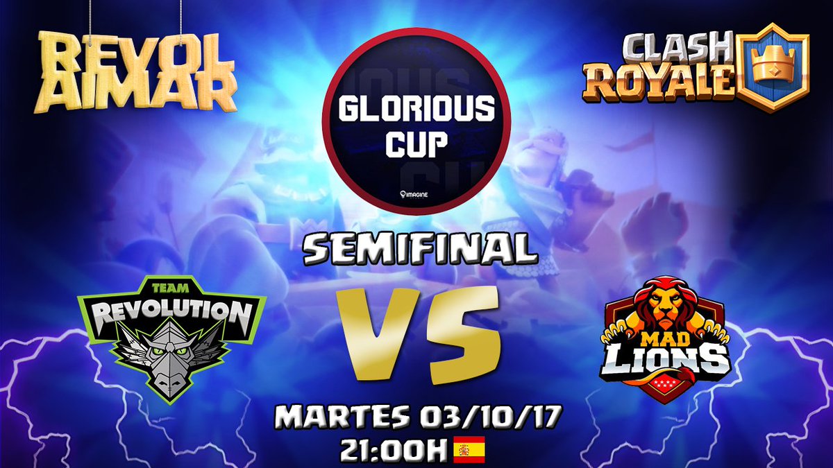 RevolAimar's tweet photo. Semifinales de @GloriousCup   EN DIRECTO YA :) 

@TReVoLuTioN_Cr vs @MADLionsEC -B

📺 https://t.co/GmzEoiarcC https://t.co/clzBLgBNf3
