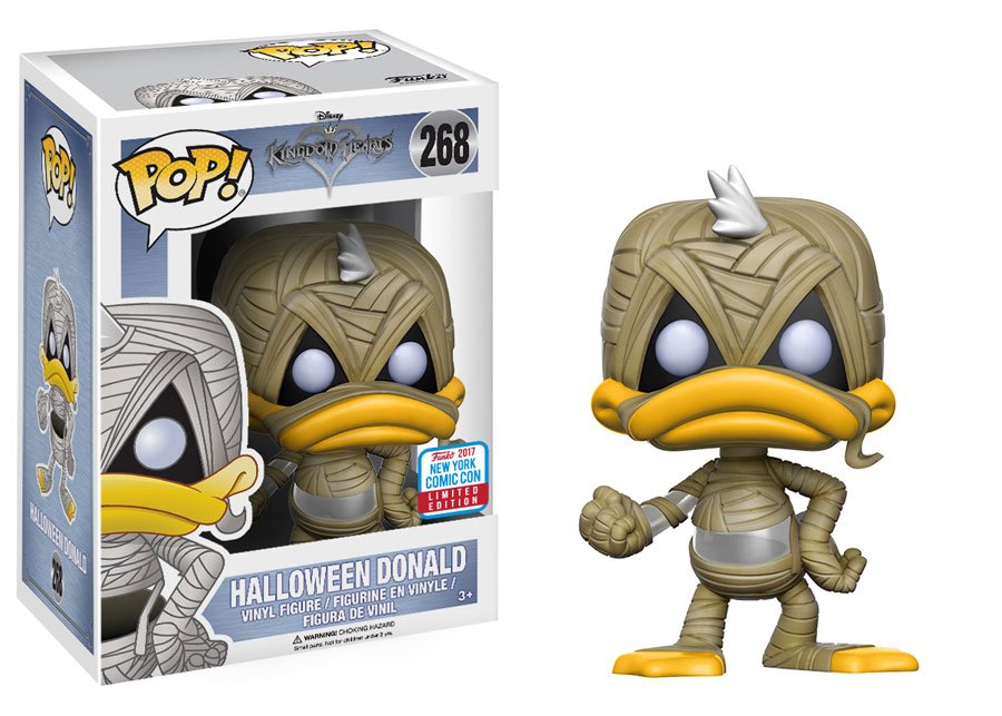 Funko's tweet photo. RT &amp; follow @funko for a chance to win a #NYCC 2017 exclusive Kingdom Hearts Halloween Donald Pop! https://t.co/0WlmZJYcdv