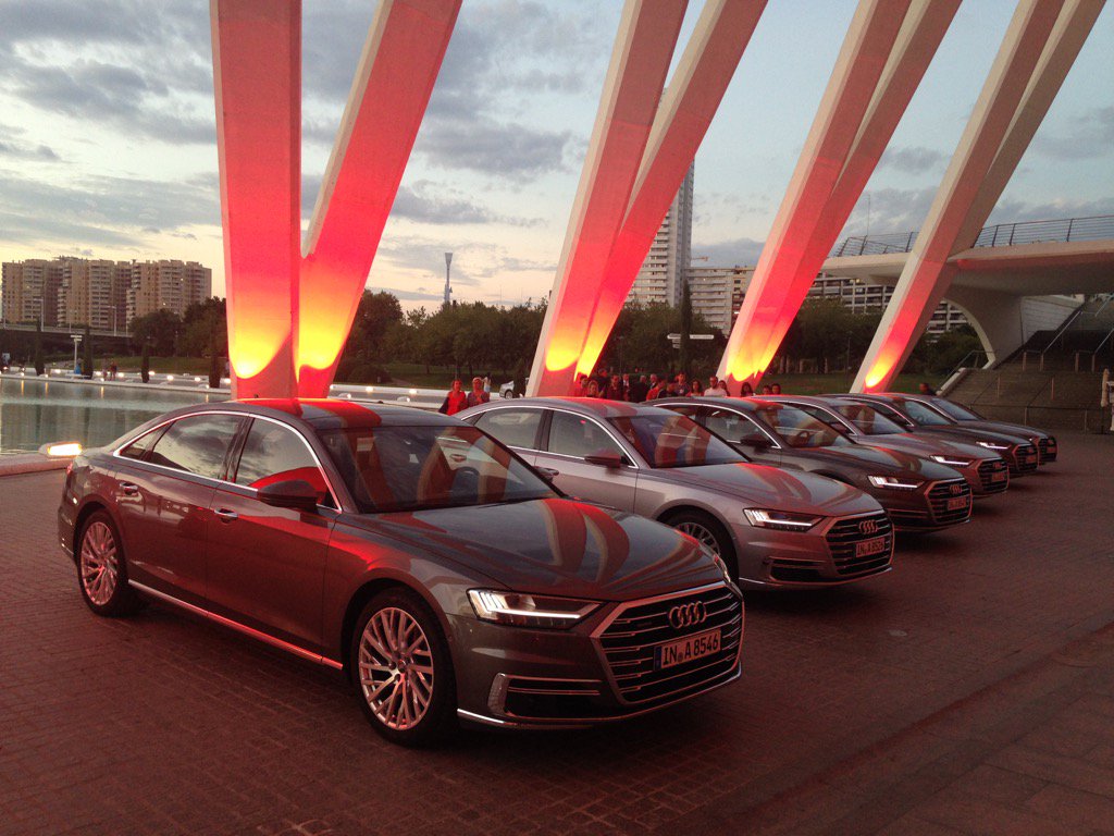 ...and tomorrow, I drive this. It's the new Audi A8. It has lots of cool stuff. Review coming on Friday.