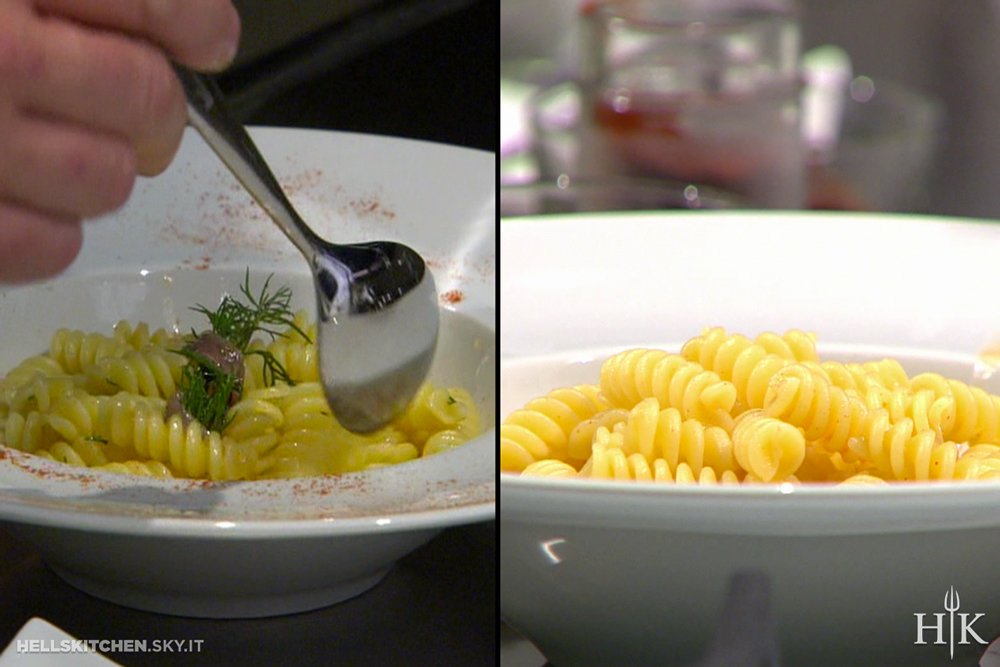 hellskitchenit's tweet photo. Ecco le due paste al burro di #AndreaA e #Ivan: quale vi sembra la ̶p̶i̶ù̶ ̶b̶u̶o̶n̶a̶ meno peggio? 👀 #HKIta https://t.co/Vi52qlAXyb