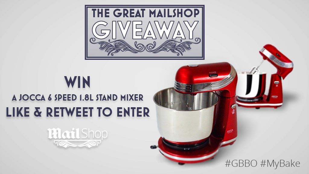 WIN this Jocca 6 speed 1.8l stand mixer and get your pastry on. Like &amp; Retweet to enter #PastryWeek #GBBO #MyBake