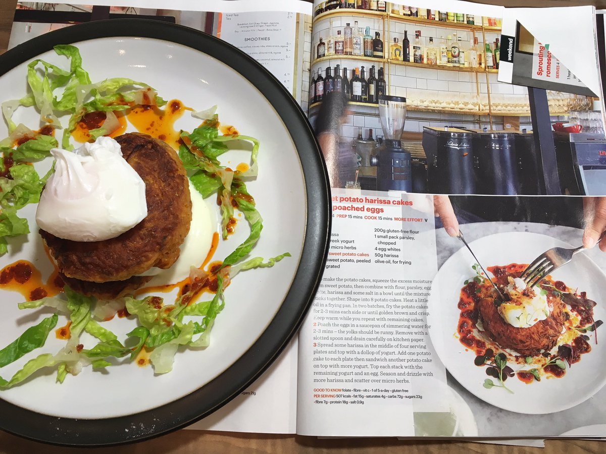 Thank you <a href="/bbcgoodfood/">Good Food</a> for tonight's dinner suggestion from <a href="/LondonGrind/">London Grind</a>. And #practicemakesperfect  #poachedegg courtesy of @rippers255