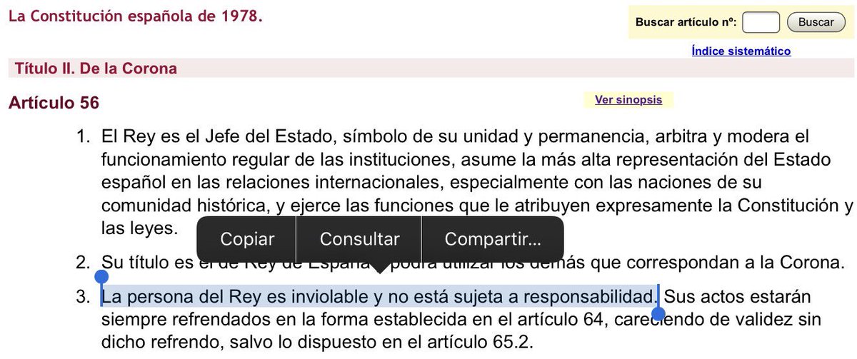 AlbanoDante76's tweet image. Estabais avisados: El Rey es un irresponsable. Artículo 56.3 de la Constitución Española.