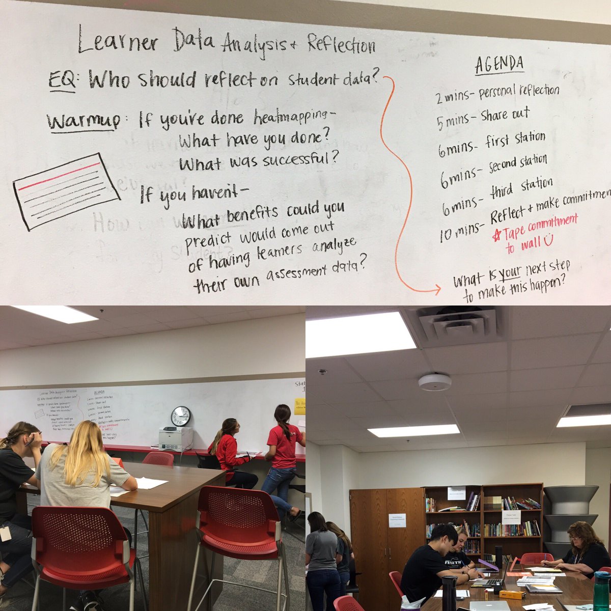 Crossed something off my teacher bucket list. Led a PL during team time. #villagenorth