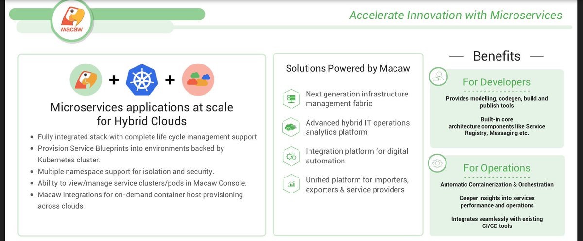 MacawBuzz's tweet photo. #DigitalTransformation #CloudNative Journey faster with #OracleCloud #Kubernetes #Microservices with @MacawBuzz; Booth #6247 #JavaOneConf https://t.co/iihok4kk16
