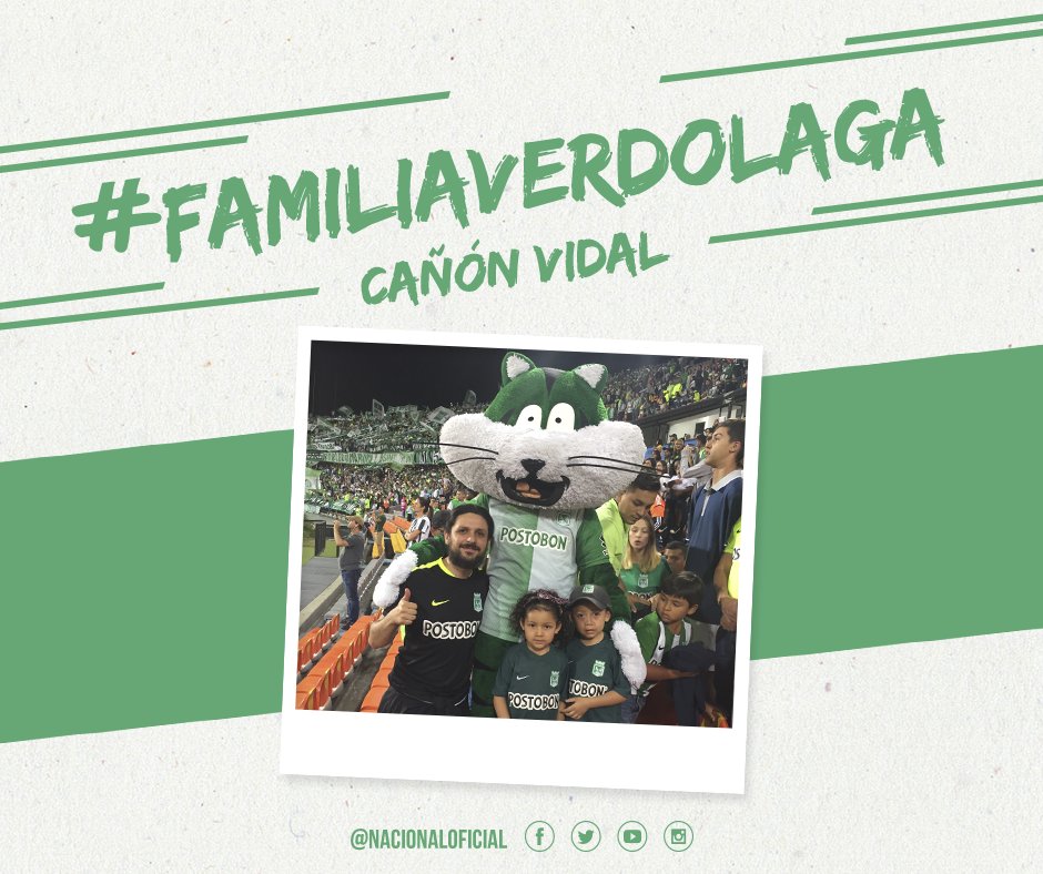 nacionaloficial's tweet photo. ¡Vivimos este amor por Nacional en compañía de los que más queremos! #FamiliaVerdolaga #SomosFamilia https://t.co/3pDWG70lRI