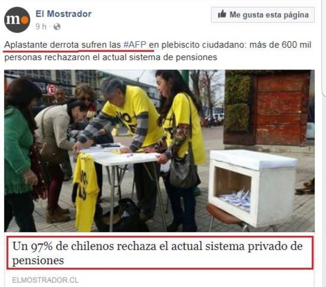 R_ALISON20's tweet photo. El Nivel de Periodismo Zurdo... Dice 97% rechaza AFP, votan 637.397 de un total de 10.200.000 Afiliados. Equivale a un mugroso 6.2% https://t.co/viUDts3uq0