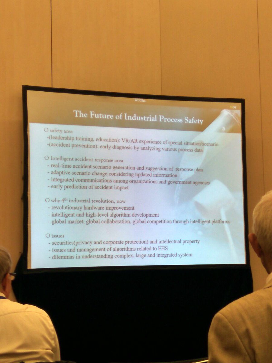wcce10's tweet photo. #wcce10 Process Safety Symposium in action https://t.co/0lzlSxayUR