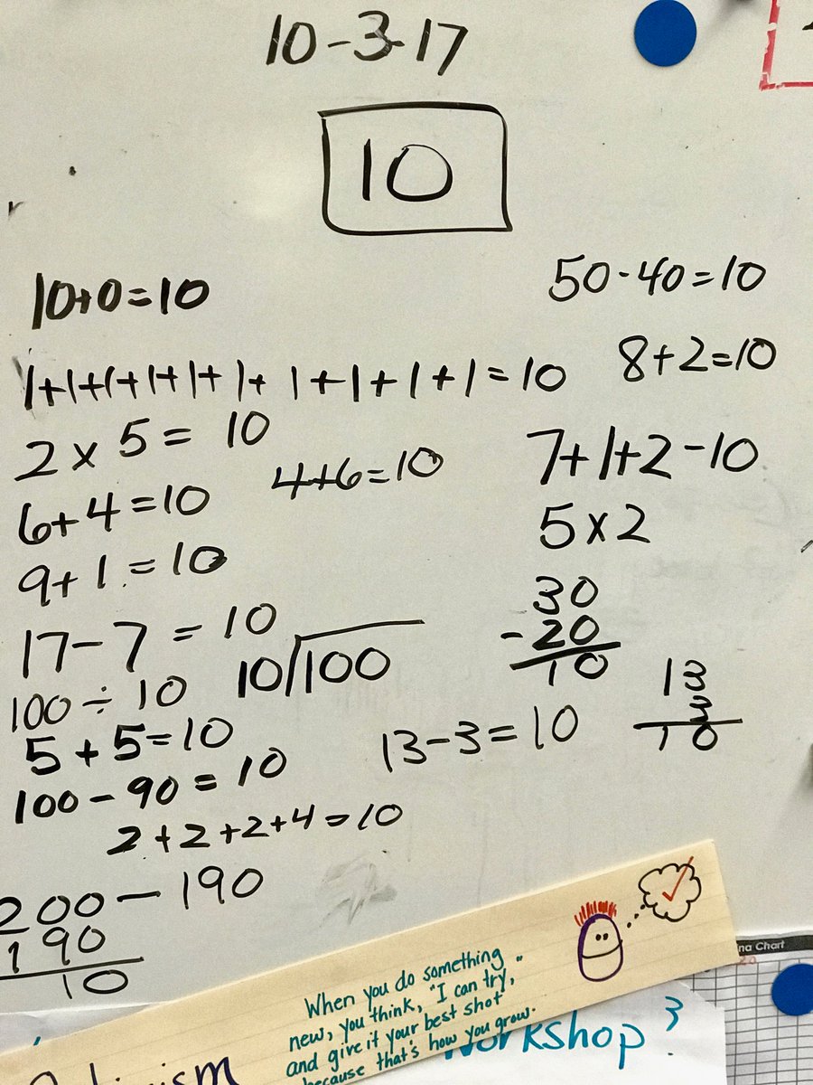 Ms Meck Sclass Math Is Finding Many Ways To Represent A Number Mtgr1 Qae