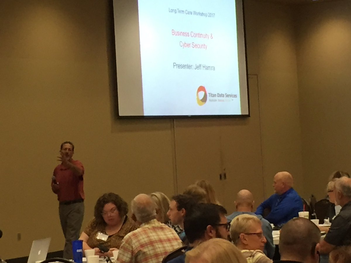 TitanDataSafe's tweet image. .@JeffHamra speaks re: Biz Continuity, Disaster Recvry &amp;amp; Ransomware to @DRNintheUSA workshop. We can help biz w/ a data backup plan. @Asigra