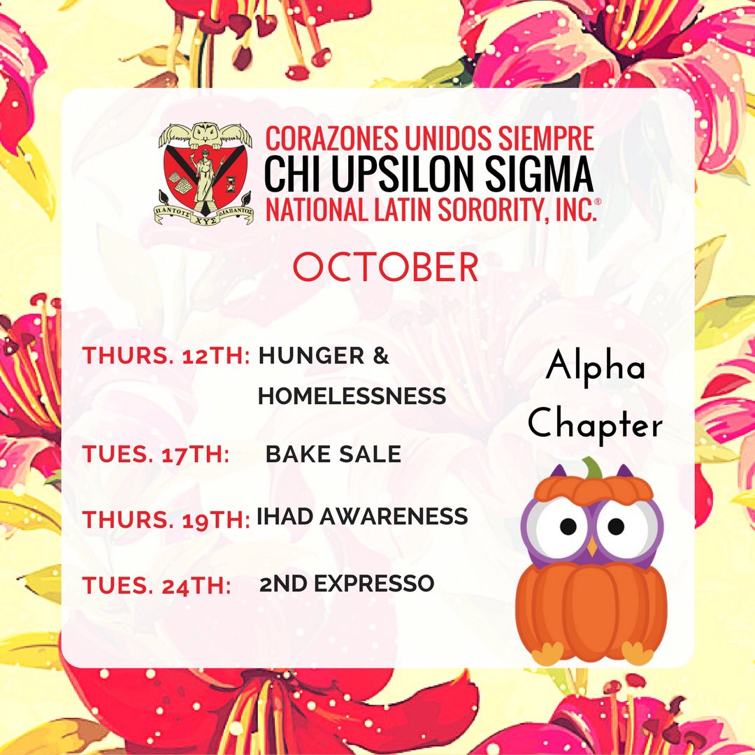 CUS_Alpha's tweet photo. Are you ready to be Captivated this month? We have great programs lined up for you🌺 #rutgersuniversity #CUSAlpha #chiupsilonsigma https://t.co/a5cNExuRit
