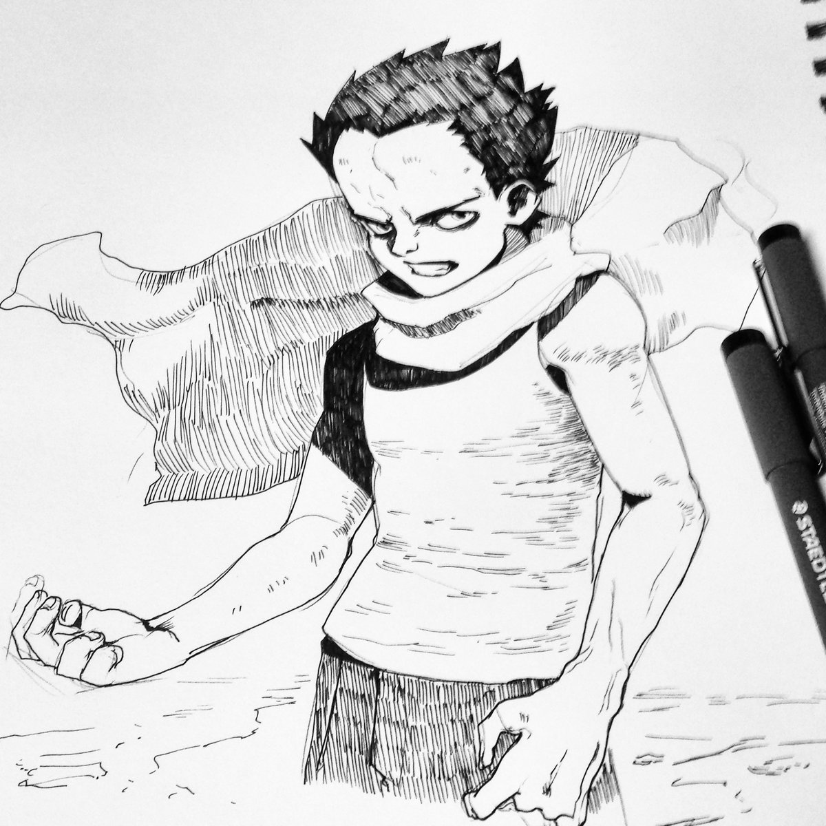 Tetsuo Shima (Akira) day 2
#akira #inktober #ink #anime  #inktoberday2 #artwork #draw #drawing #katsuhirootomo #fanart #art #artwork 