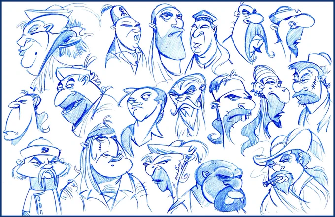 Cartoon style expression 