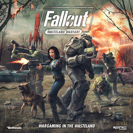 Modiphius's tweet photo. Attention Vault Dwellers, doors are OPEN, please enter in a pre-orderly fashion #Fallout #FalloutWastelandWarfare https://t.co/GQ2nMBTHdt https://t.co/zl2EW0JYdc
