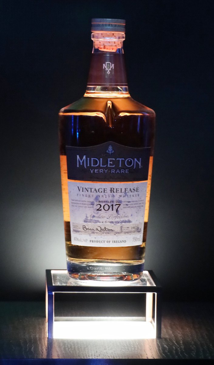 The new-look Midleton Very Rare 2017 Edition...will be tasting it after dinner tonight!