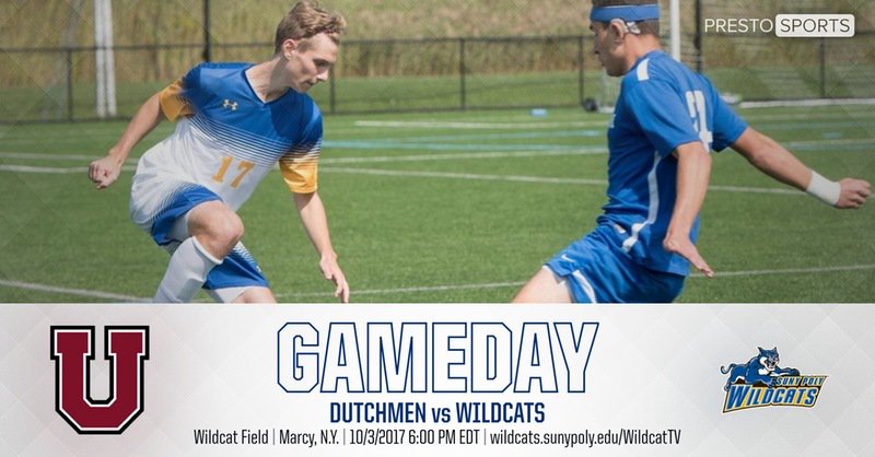 PolyWildcats's tweet photo. It's #Gameday for #PolyMSOC! The Wildcats take on @UnionAthletics!
📍 - Marcy, NY
🕡 - 6PM
📹 - https://t.co/KMPdHSNLjf 
#UNIvsSPI
#d3soccer https://t.co/63Qua8qB98