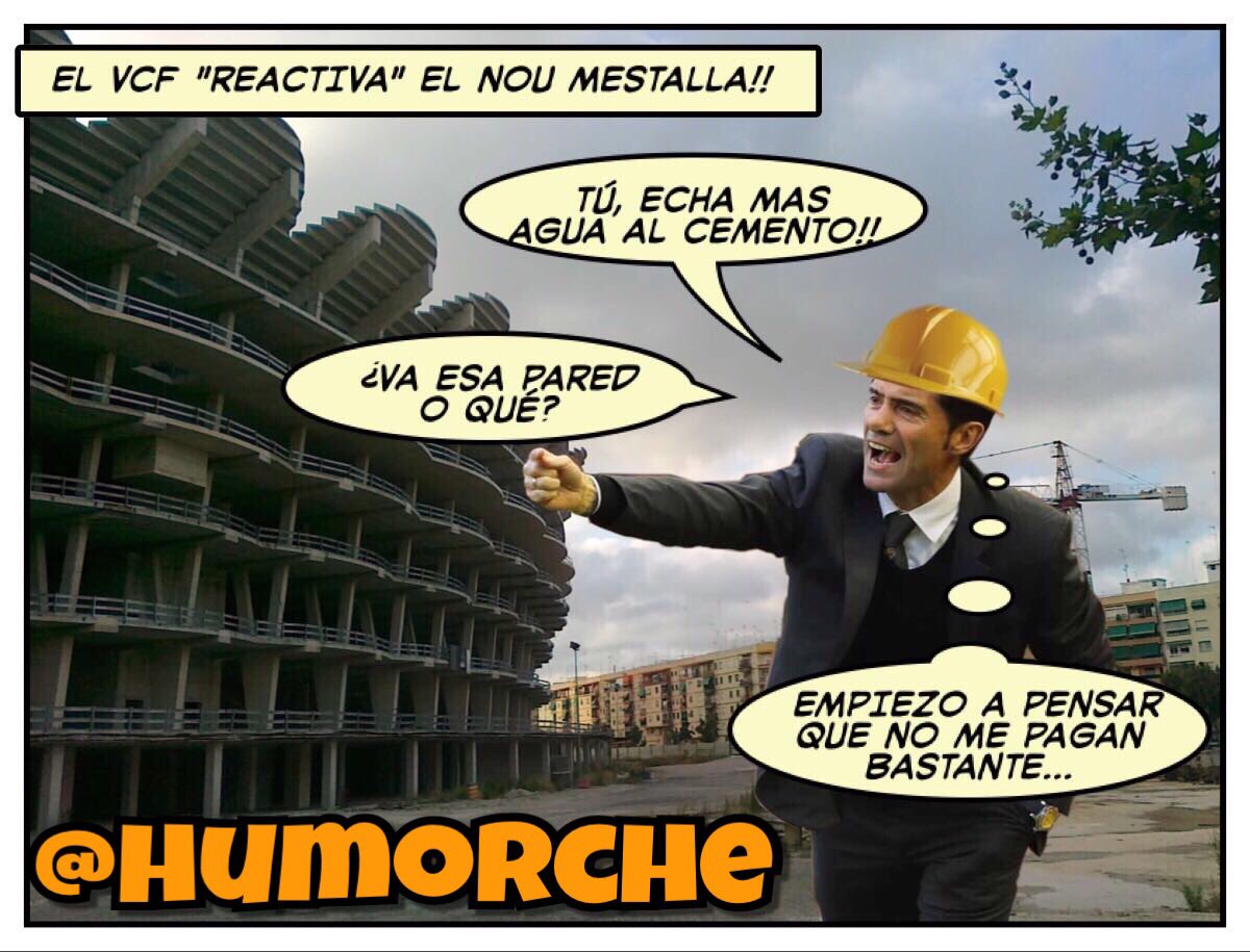 humorche's tweet image. Las casualidades no existen...Marce ha llegado al Nou Mestalla! #NouMestalla #AmuntValencia #SomVCF