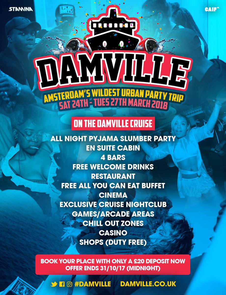 damvilletrip's tweet photo. Guys, DO NOT miss the Ship Cruise to Amsterdam!

It's arguably the best part of the 3 Days &amp; Nights 😈

https://t.co/2XCG1RYhZn BOOK NOW! https://t.co/UalToesQbO